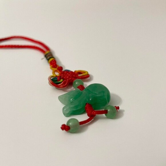 Chinese Zodiac Jade Rat Lucky Charm - Picture 9 of 13
